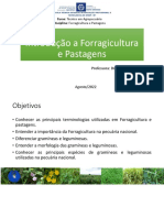 Introdução A Forragicultura e Pastagens