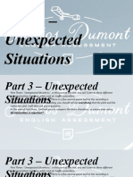 Part 3 - Unexpected Situations