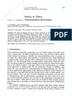 The Effect of Defects in Tubes: Part 1. Mode I Delamination Resistance