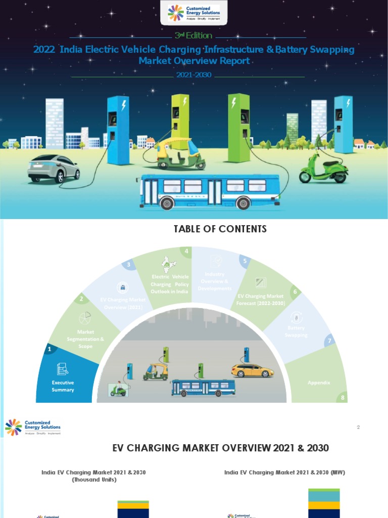India EV Charging & Battery Swapping Report | PDF | Electric Vehicle ...