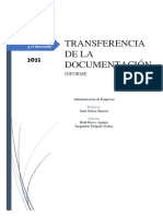 Informe - Transferencia Documental