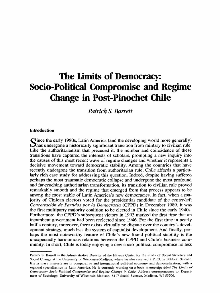 The Limits Of Democracy Pdf Economic Growth Labour Economics