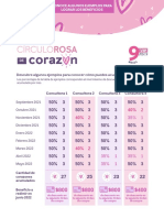 Circulo Rosa de Corazon Ejemplos 9 Meses