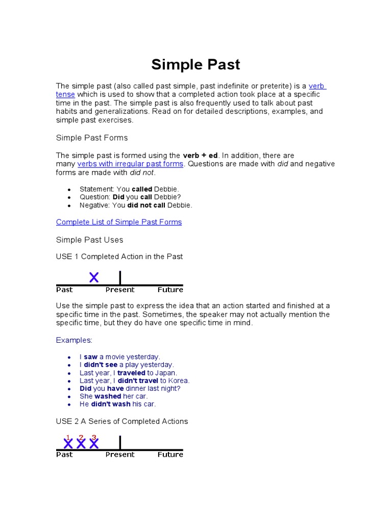 Past Simple and Continuous Explained | PDF | Linguistics | Grammar