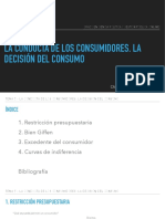 Diapos T5 - La Conducta de Los Consumidores. La Decisión Del Consumo