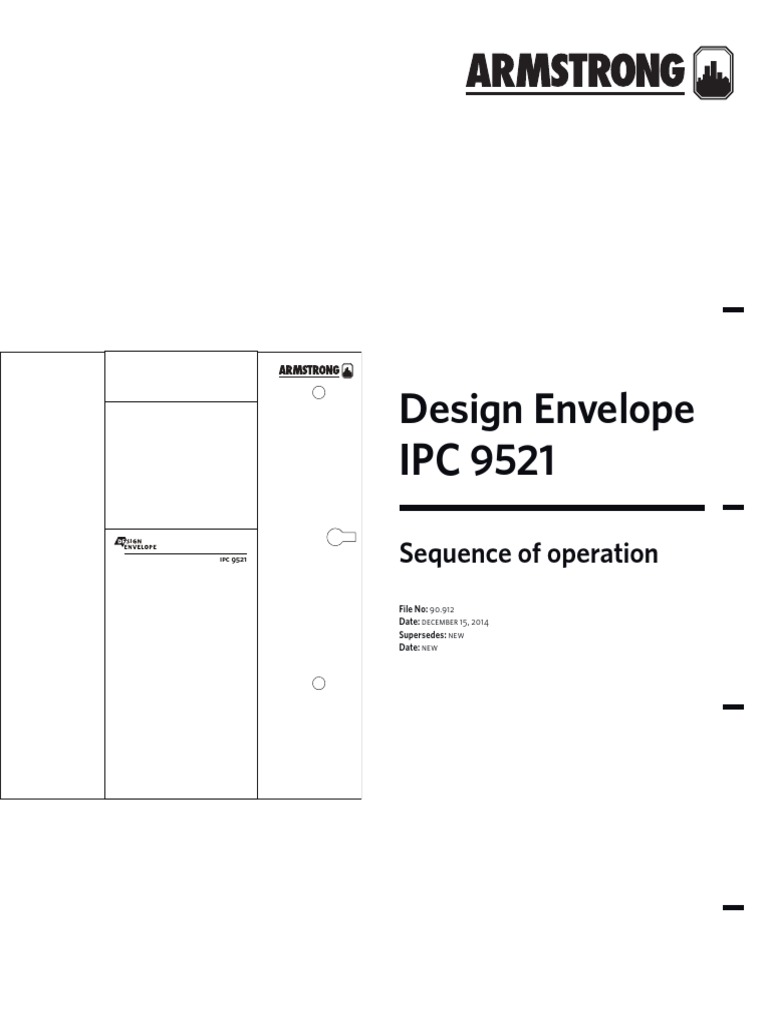 90 912 IPC9521 Sequence of Operation | PDF | Pump | Mechanical Engineering