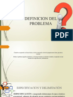 DEFINICION DEL PROBLEMA Presentacion 6