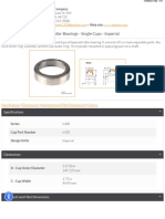 6420 TaperedRollerBearings SingleCups Imperial