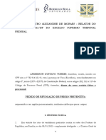 Defesa de Anderson Torres Pede Revogação Da Prisão