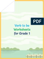 Simple Verb To Be Worksheets For Kids