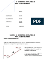 Clase No. 1 Distancia y Punto Medio