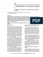 Deficiencia Discapacidad y Minusvala Auditiva 2006-SantosHernndezetal.