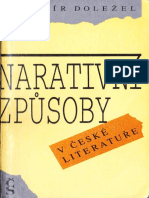Narativní Způsoby V České Literatuře, Doležel, L