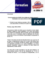 28.05.2020 Nuevos Reportes Casos Covid-19