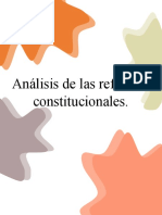 Análisis de Las Reformas Constitucionales