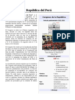Congreso de La República Del Perú