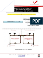 Cavalete de Automação Padrão Bombeiros e NBR 13.714 (Ed. 2000) - Duplo - Firecenter