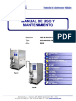 Manual de Uso y Mantenimiento Frezzer FR600 Y FR800 - Teknoice