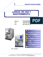 Manual de uso y mantenimiento máquina Teknofreeze