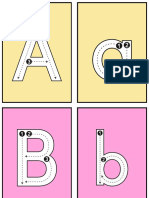 Pastel Alphabet Matching Flashcards