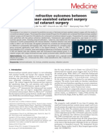 Comparison of Refractive Outcomes Between Femtosecond Laser-Assisted Cataract Surgery and Conventional Cataract Surgery