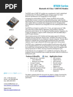 BT830 Series: Bluetooth v4.0 Class 1 UART HCI Modules