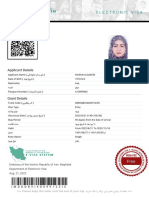 Electronic Visa: Applicant Details