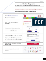 Annexe 2 - Guide de Connexion Et de Saisie Orientation Seconde T2 V2