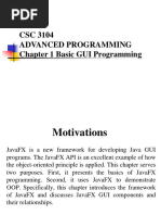 Chap. 1 - Basic GUI Programming