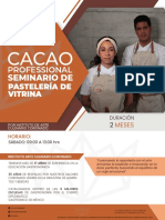 Cacao Professional Seminario Pasteleria Vitrina