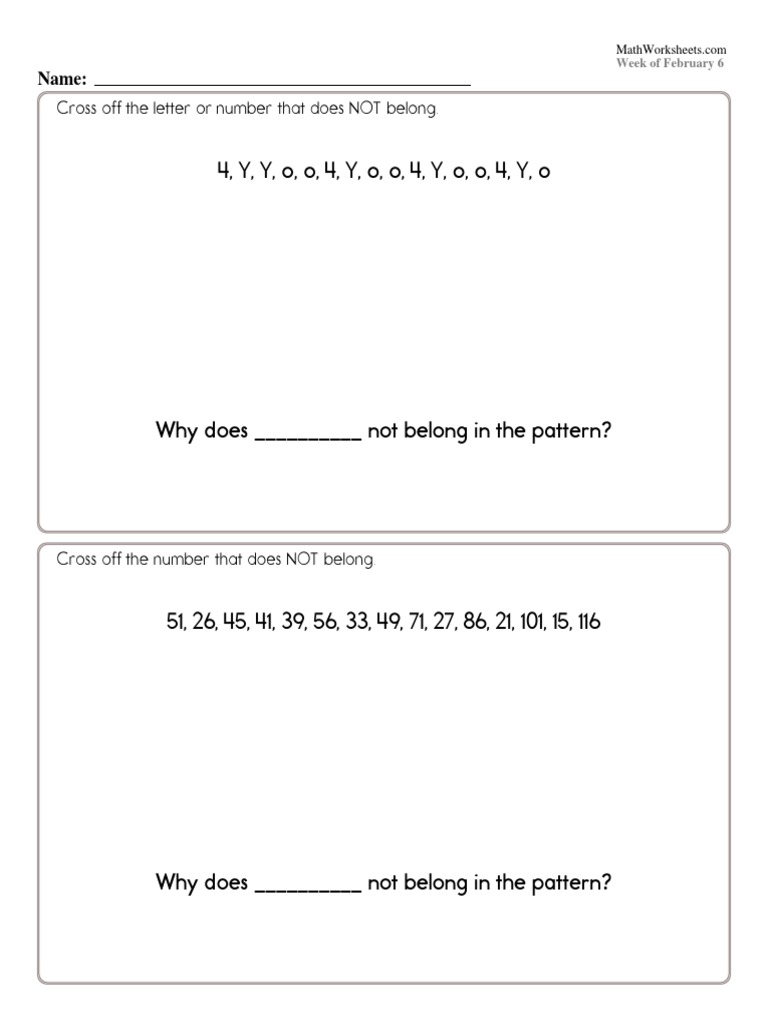 MathWorksheetsGrade6 2 6 | PDF