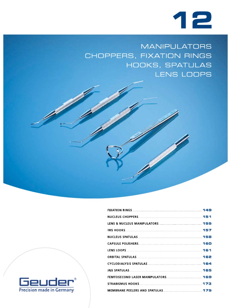 Neuer Instrumentenkatalog Von Geuder – BSHKST