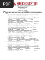 2nd Periodical Exam Computer 9