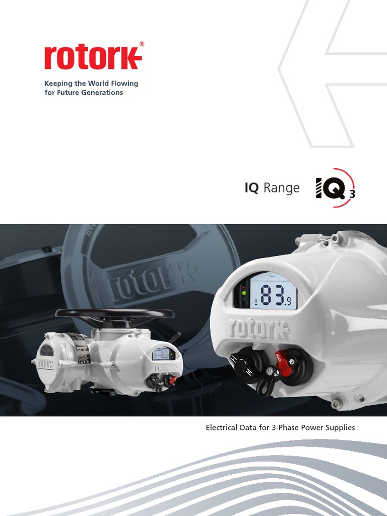 IQ Range Electrical Data Guide | PDF | Electric Motor | Actuator