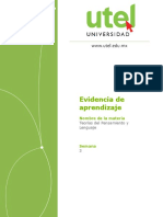 EVDENCIA DE APRENDIZAJE - Semana 3 - P-Teoría Del Pensamiento y El Lenguaje