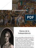 2.1 La Independencia