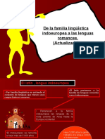 De La Familia Linguistica Indoeuropea a Las Lenguas Romances (3)