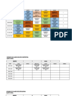 Horario Ingeniería Electrónica Malla Antigua