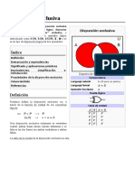 Disyunción Exclusiva