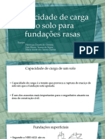 Capacidade de Carga Do Solo para Fundações Rasas