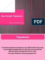 PPT Belajar Tayamum