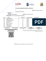 Calificaciones Período Ago-Dic 2022