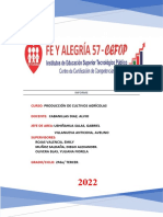 Informe de Produccion Agricola