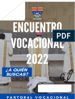 Cartilla Encuentro Vocacional Agosto 2022