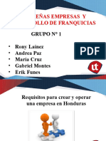 EXPOSICION GRUPO 1 - Requisitos para Crear y Operar Una Empresa en Honduras