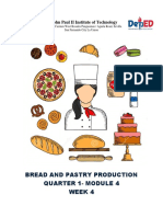 Bread and Pastry Production 12 - WEEK 4