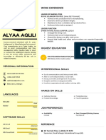 Alyaa Aqlili Resume