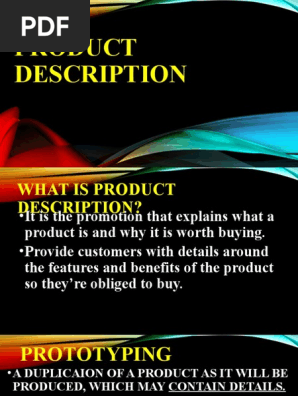 Product description