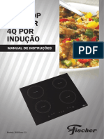 Cooktop 4 Bocas Fischer Inducao Vitroceramico Preto