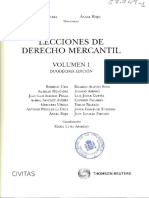 Derecho Mercantil Lecciones De: Volumen 1